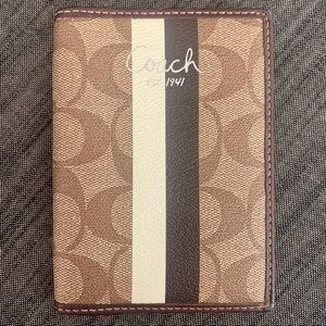 Coach Passport Cover